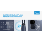Bladeless Fan & air purifier, Smart WiFi, digital with IOT and remote, H13 HEPA filter, 10 speeds, wide oscillation, ION mode, u