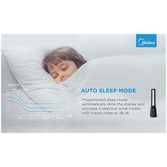 Bladeless Fan & air purifier, Smart WiFi, digital with IOT and remote, H13 HEPA filter, 10 speeds, wide oscillation, ION mode, u
