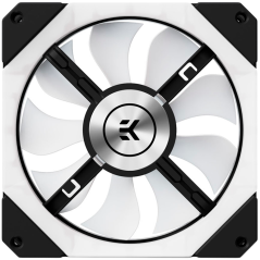 EK-Quantum Impulse 120 D-RGB - Black (400-1800rpm), 120mm ARGB fan, 4-pin PWM, VAPO bearing and Magnetic Levitation motor, Rubbe
