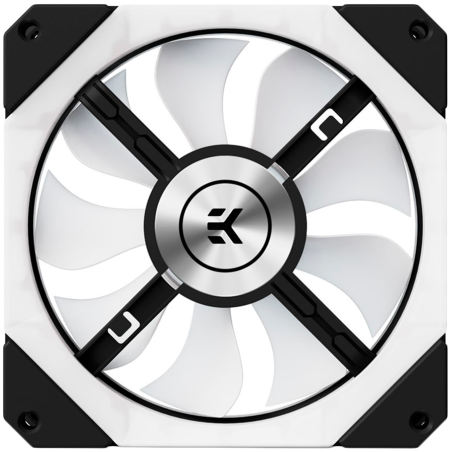 EK-Quantum Impulse 120 D-RGB - Black (400-1800rpm), 120mm ARGB fan, 4-pin PWM, VAPO bearing and Magnetic Levitation motor, Rubbe