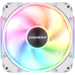 Cougar fan APOLAR 120 ARGB White (3 fan package), Fan Speed 600-2200 RPM±200RPM, Air Flow 75.38 CFM ± 10%, Air Pressure 2.59 mm 
