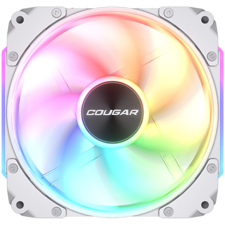 Cougar fan APOLAR 120 ARGB White (3 fan package), Fan Speed 600-2200 RPM±200RPM, Air Flow 75.38 CFM ± 10%, Air Pressure 2.59 mm 