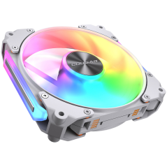 Cougar fan APOLAR 120 ARGB White (3 fan package), Fan Speed 600-2200 RPM±200RPM, Air Flow 75.38 CFM ± 10%, Air Pressure 2.59 mm 