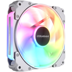 Cougar fan APOLAR 120 ARGB White (3 fan package), Fan Speed 600-2200 RPM±200RPM, Air Flow 75.38 CFM ± 10%, Air Pressure 2.59 mm 