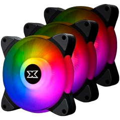 Xigmatek Galaxy III Essential EN45433, 3x BX120 Fans, ARGB MB SYBC Control Box & Remote Controller, Color Box