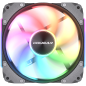 Cougar fan APOLAR 120 ARGB Black (3 fan package), Fan Speed 600-2200 RPM±200RPM, Air Flow 75.38 CFM ± 10%, Air Pressure 2.59 mm 