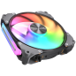 Cougar fan APOLAR 120 ARGB Black (3 fan package), Fan Speed 600-2200 RPM±200RPM, Air Flow 75.38 CFM ± 10%, Air Pressure 2.59 mm 