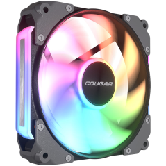 Cougar fan APOLAR 120 ARGB Black (3 fan package), Fan Speed 600-2200 RPM±200RPM, Air Flow 75.38 CFM ± 10%, Air Pressure 2.59 mm 