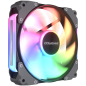 Cougar fan APOLAR 120 ARGB Black (3 fan package), Fan Speed 600-2200 RPM±200RPM, Air Flow 75.38 CFM ± 10%, Air Pressure 2.59 mm 