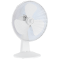 Table fan, 40W, 40cm, 3 speeds, mechanical, noise level: 50-60 dB, Oscillation 80°, Tilting +24° -12°