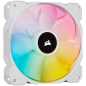 Corsair SP Series, White SP140 RGB ELITE, 140mm RGB LED Fan with AirGuide, Single Pack, EAN:0840006637783