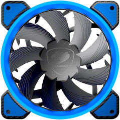 COUGAR Vortex FB 120 blue LED, Cooling fan, Hydraulic Bearing, Speed 1200 R.P.M, Air Flow 36.72 CFM 62.36 m3/h, Dimensions 120 x