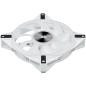Corsair QL Series, WHITE QL140 RGB, 140mm RGB LED Fan, Dual Pack with Lighting Node CORE, EAN:0840006619529