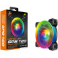 COUGAR Vortex RGB SPB 120 Cooling Fan, Hydro-Dynamic Bearing,PWM 600-1500 R.P.M,Air Flow - 43.54 CFM 73.94 m3/h, Air Pressure - 