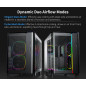 Montech кутия KING 95 Pro, Dual Chamber Mid-tower Case, 6 ARGB Fans, 2 Front Panels, Black Montech кутия KING 95 Pro, Dual Chamber Mid-tower Case, 6 ARGB Fans, 2 Front Panels, Black