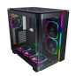 Montech кутия KING 95 Pro, Dual Chamber Mid-tower Case, 6 ARGB Fans, 2 Front Panels, Black Montech кутия KING 95 Pro, Dual Chamber Mid-tower Case, 6 ARGB Fans, 2 Front Panels, Black
