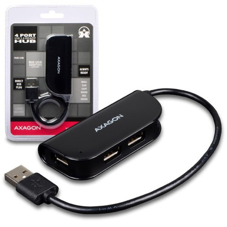AXAGON HUE-X4B USB 2.0 READY hub