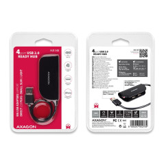 AXAGON HUE-X4B USB 2.0 READY hub