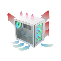 Raijintek кутия Case ATX - PAEAN C7 WHITE