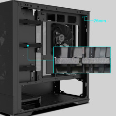 Zalman кутия Case mATX - P30 AIR Black