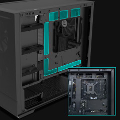 Zalman кутия Case mATX - P30 AIR Black