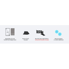 Zalman кутия Case ATX - Z10 DS - 15.6 inch Full HD Display