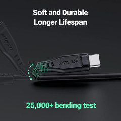 Acefast Кабел USB-C to Lightning  30W 1.20m MFI Certified TPE - C3-01 - White