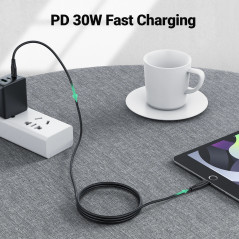 Acefast Кабел USB-C to Lightning  30W 1.20m MFI Certified TPE - C3-01 - White