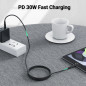 Acefast Кабел USB-C to Lightning 30W 1.20m MFI Certified TPE - C3-01 - White Acefast Кабел USB-C to Lightning 30W 1.20m MFI Certified TPE - C3-01 - White