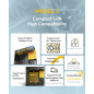 Geometric Future кутия Case EATX - Model 5 Yellow/Black - 5 x 140 mm aRGB fans included Geometric Future кутия Case EATX - Model 5 Yellow/Black - 5 x 140 mm aRGB fans included
