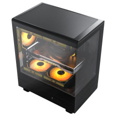 Darkflash кутия Case mATX - DB330M Black - Reversed fans included
