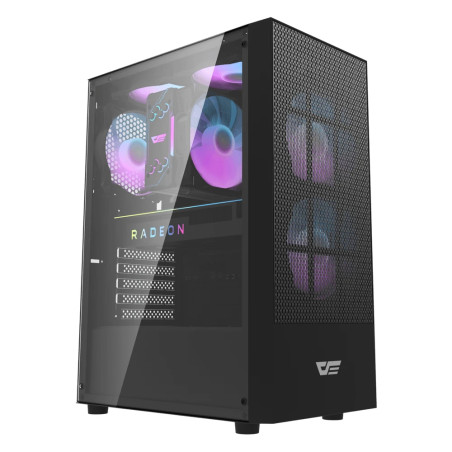 Darkflash Box Gehäuse ATX - A290 Schwarz - 3 x 120 mm RGB Lüfter enthalten