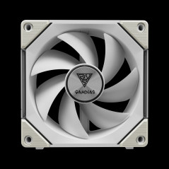 Gamdias Комплект вентилатори Fan Pack 3-in-1 3x120mm - AEOLUS P2-1203 White, Swappable Fan Blades (Reverse Fan Blades Included),
