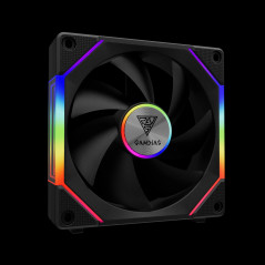 Gamdias Комплект вентилатори Fan Pack 3-in-1 3x120mm - AEOLUS P2-1203, Swappable Fan Blades (Reverse Fan Blades Included), Daisy