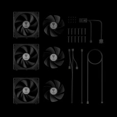 Gamdias Комплект вентилатори Fan Pack 3-in-1 3x120mm - AEOLUS P2-1203, Swappable Fan Blades (Reverse Fan Blades Included), Daisy