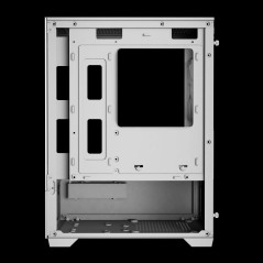 Gamdias кутия Case mATX - AURA GC9M White - 3 x 120 mm A-RGB, Tempered Glass