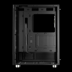 Gamdias кутия Case ATX - ATLAS E1 - 3 x 120 mm A-RGB, Digital Display, Tempered Glass