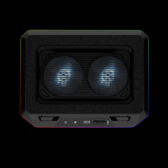 Gamdias Охладител за лаптоп Gaming Notebook Cooler 19" - AETHER P1 - USB-C/A Hub, RGB, Phone Stand