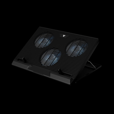 Gamdias Охладител за лаптоп Gaming Notebook Cooler 19" - AETHER E1 - USB Hub, Phone Stand