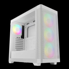 Gamdias кутия Case E-ATX - ATHENA M3 White - USB-C, 4 x 120 mm A-RGB, Mesh, Tempered Glass
