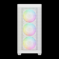 Gamdias кутия Case E-ATX - ATHENA M3 White - USB-C, 4 x 120 mm A-RGB, Mesh, Tempered Glass
