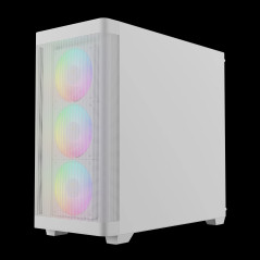 Gamdias кутия Case E-ATX - ATHENA M3 White - USB-C, 4 x 120 mm A-RGB, Mesh, Tempered Glass