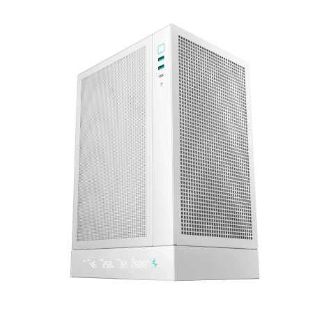 DeepCool кутия Case mini-ITX - CH170 DIGITAL White