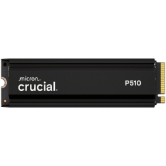 Crucial P510 1TB PCIe Gen5 NVMe 2280 M.2 SSD with heatsink