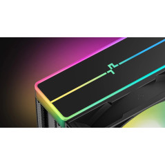 DeepCool охладител CPU Cooler AG400 Black - Addressable RGB V2 - LGA1851/AM5