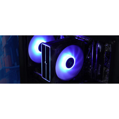 DeepCool охладител CPU Cooler AG400 Black - Addressable RGB V2 - LGA1851/AM5