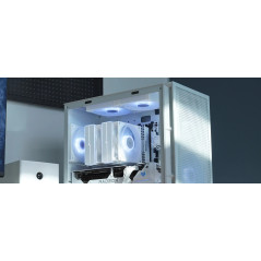 DeepCool охладител CPU Cooler AG620 WH - Addressable RGB V2, Dual-Tower - LGA1700/AM5
