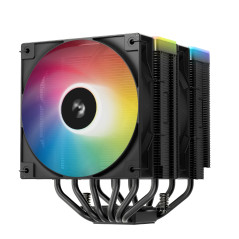 DeepCool охладител CPU Cooler AG620 BK - Addressable RGB V2, Dual-Tower - LGA1851/AM5