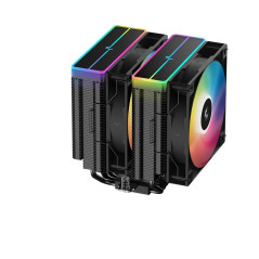 DeepCool охладител CPU Cooler AG620 BK - Addressable RGB V2, Dual-Tower - LGA1851/AM5