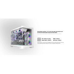 1stPlayer кутия Case mATX - UV6 White